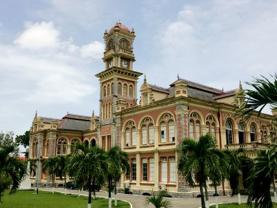 Typische Architektur auf Trinidad und Tobago.